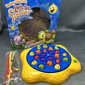 2023 Goliath Under the Sea Lets Go Fishin Kids Game Complete 4 Poles Interactive